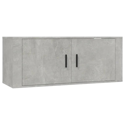 TV-Møbel Betonggrå Vegghengt TV-benk 100x34,5x40 cm