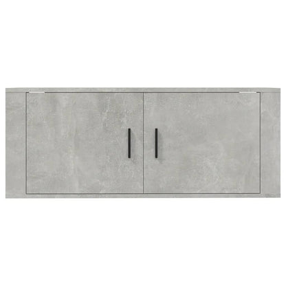TV-Møbel Betonggrå Vegghengt TV-benk 100x34,5x40 cm