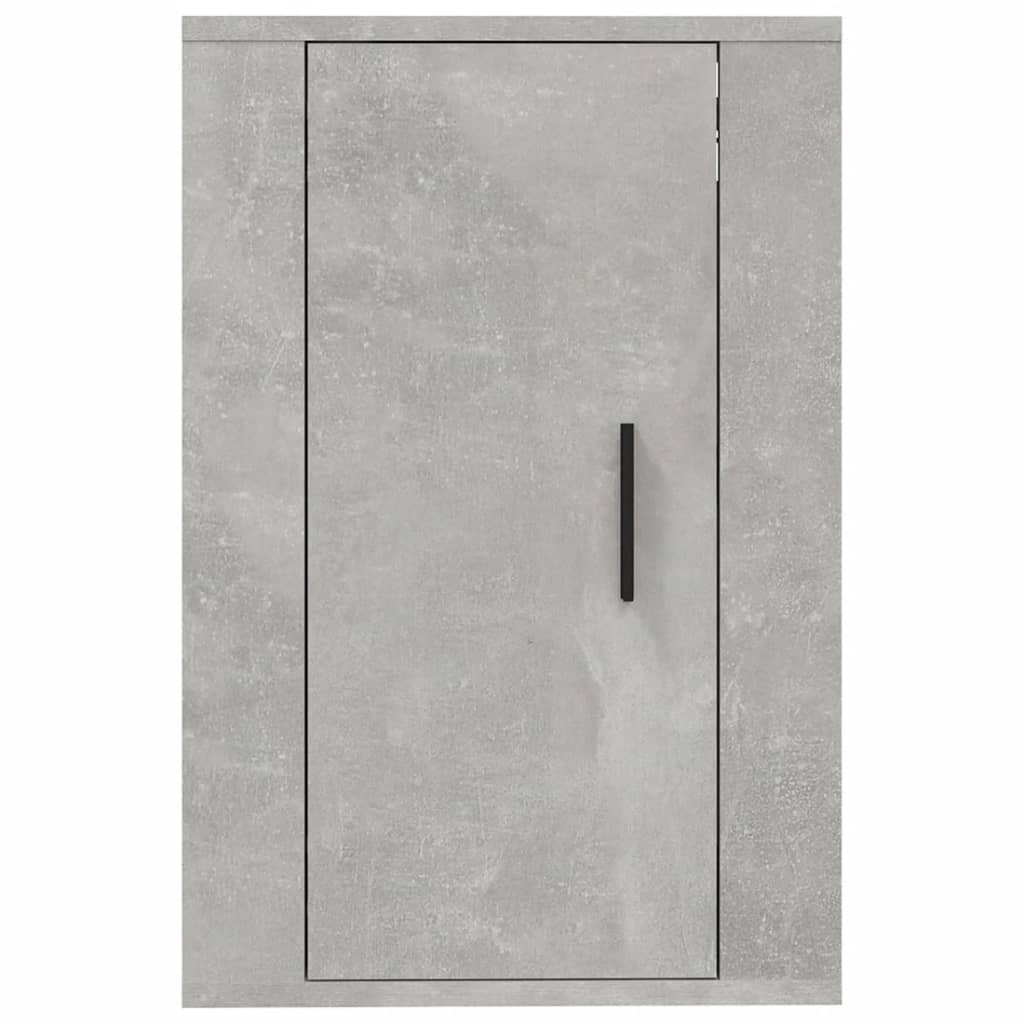 Vegghengte TV-benker 2 stk betonggrå 40x34,5x60 cm