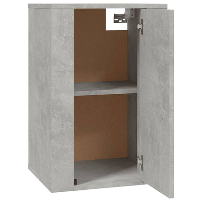 Vegghengte TV-benker 2 stk betonggrå 40x34,5x60 cm