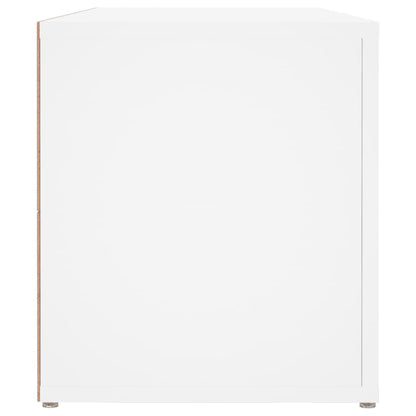 TV-Møbel Hvit TV-benk 100x31,5x35 cm