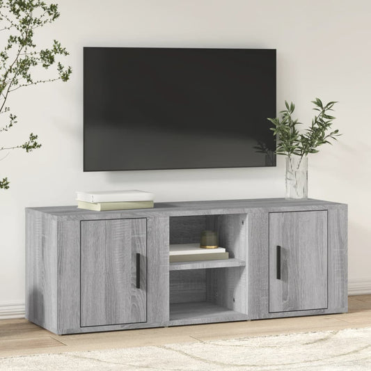 TV-Møbel Sonoma Grå TV-benk 100x31,5x35 cm