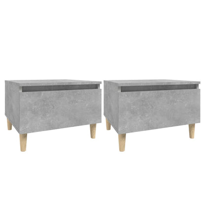 Sideboard Betonggrå 2 stk 50x46x35 cm