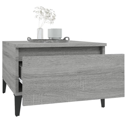 Salongbord Sofabord Sonoma Grå 2 stk 50x46x35 cm