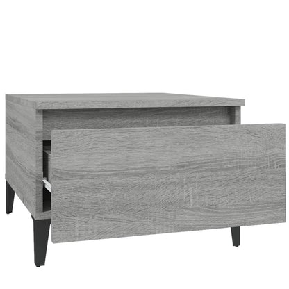 Salongbord Sofabord Sonoma Grå 2 stk 50x46x35 cm