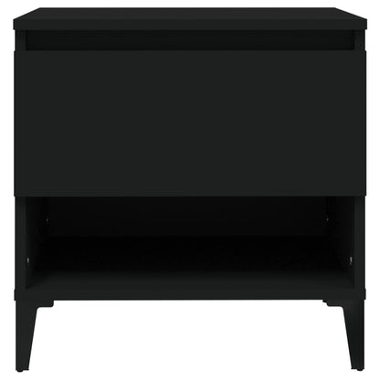 Sidebord Svart 2 stk 50x46x50 cm