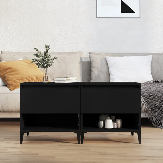 Sidebord Svart 2 stk 50x46x50 cm