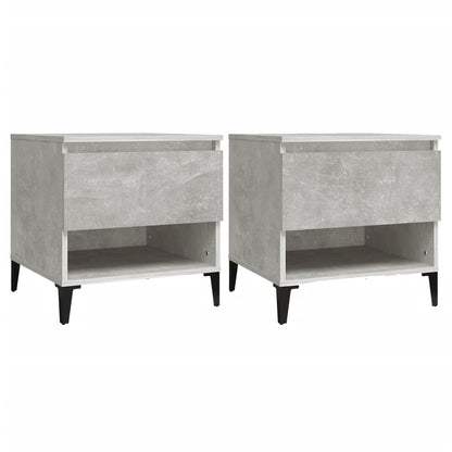 Sideboard Betonggrå 2 stk 50x46x50 cm