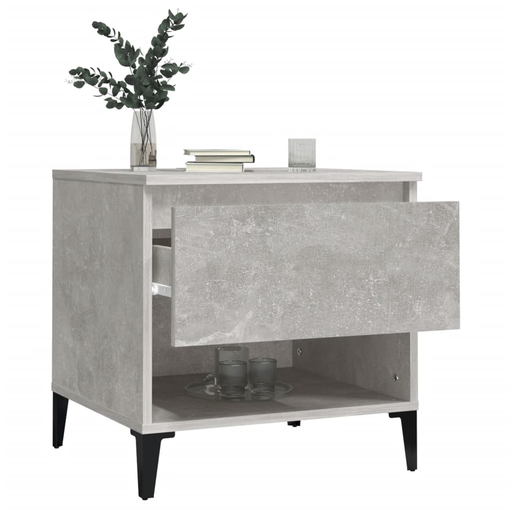 Sideboard Betonggrå 2 stk 50x46x50 cm