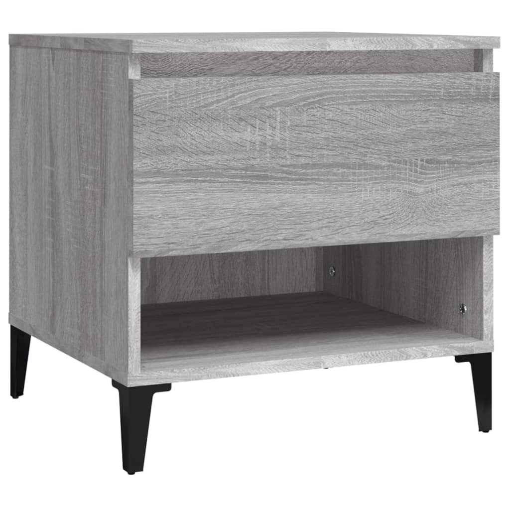 Salongbord Sofabord Sonoma Grå 2 stk 50x46x50 cm