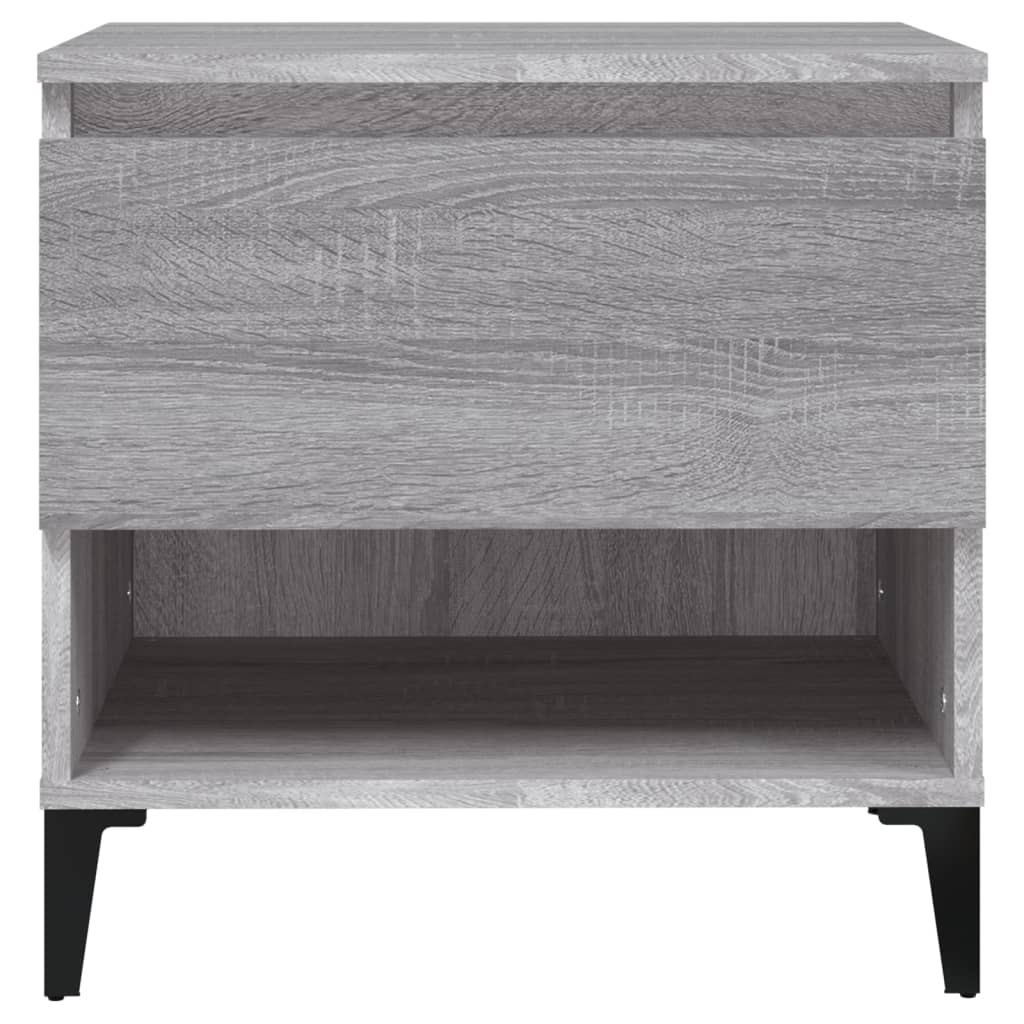 Salongbord Sofabord Sonoma Grå 2 stk 50x46x50 cm