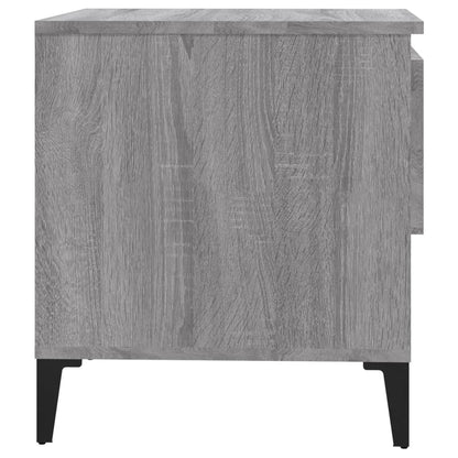 Salongbord Sofabord Sonoma Grå 2 stk 50x46x50 cm