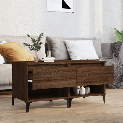Sidebord Brun Eik 2 stk 50x46x50 cm