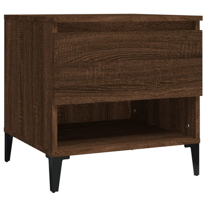 Sidebord Brun Eik 2 stk 50x46x50 cm