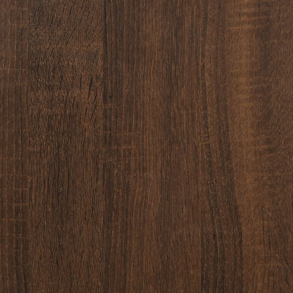 Sidebord Brun Eik 2 stk 50x46x50 cm