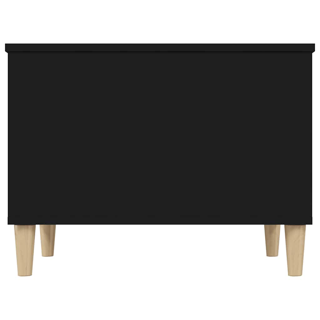 Salongbord svart 60x44,5x45 cm konstruert tre