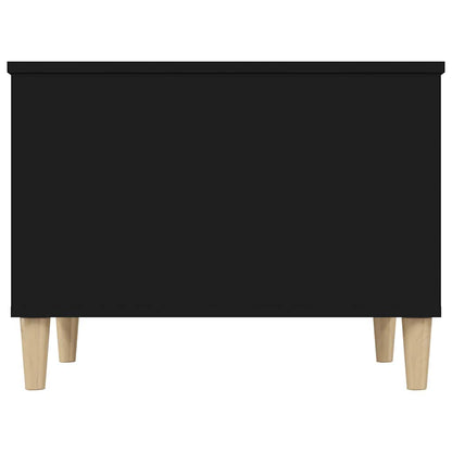 Salongbord svart 60x44,5x45 cm konstruert tre