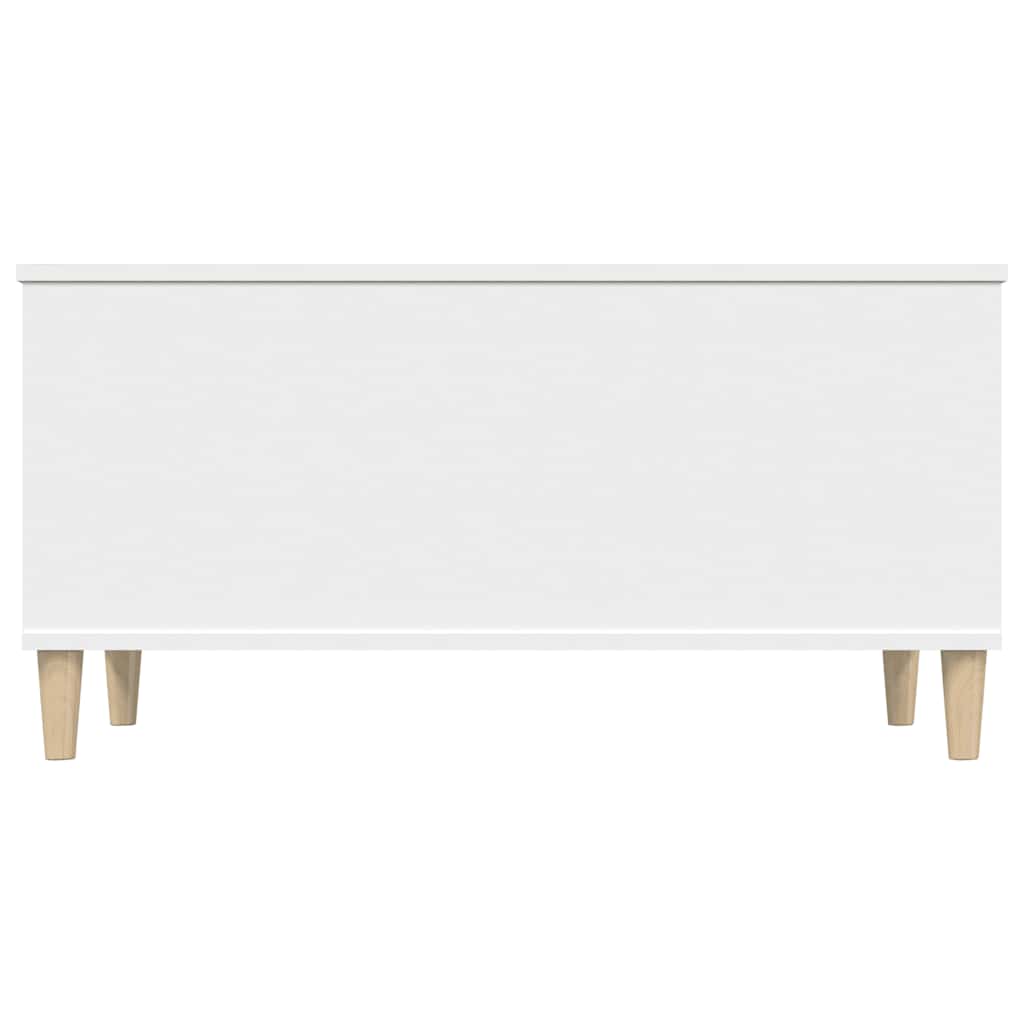 Salongbord hvit 90x44,5x45 cm konstruert tre