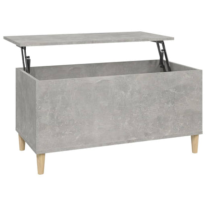 Salongbord Sofabord Betonggrå 90x44,5x45 cm