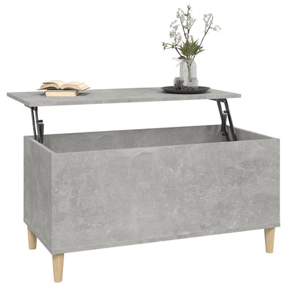 Salongbord Sofabord Betonggrå 90x44,5x45 cm