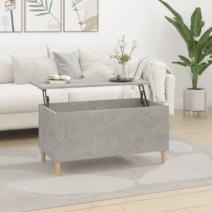 Salongbord Sofabord Betonggrå 90x44,5x45 cm