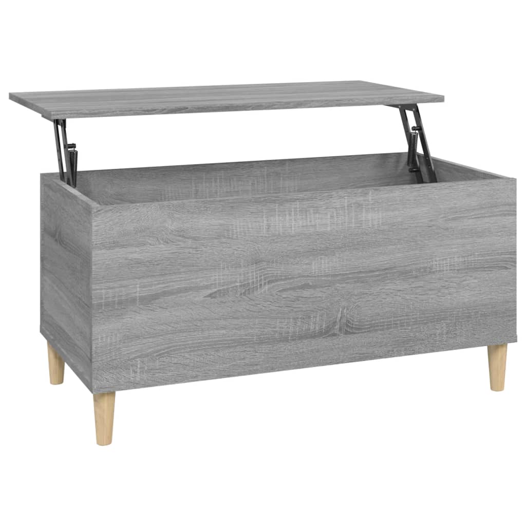 Salongbord Sofabord Sonoma Grå 90x44,5x45 cm