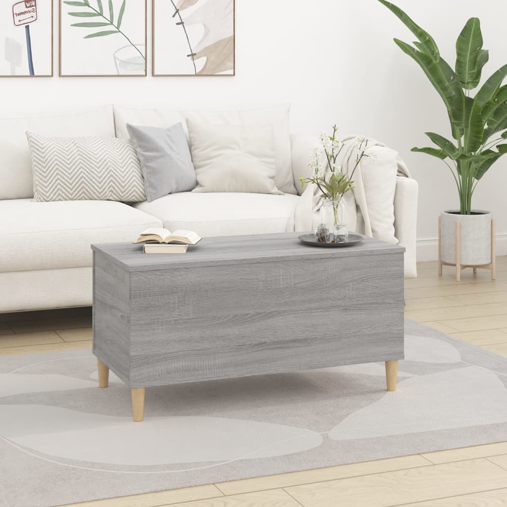 Salongbord Sofabord Sonoma Grå 90x44,5x45 cm