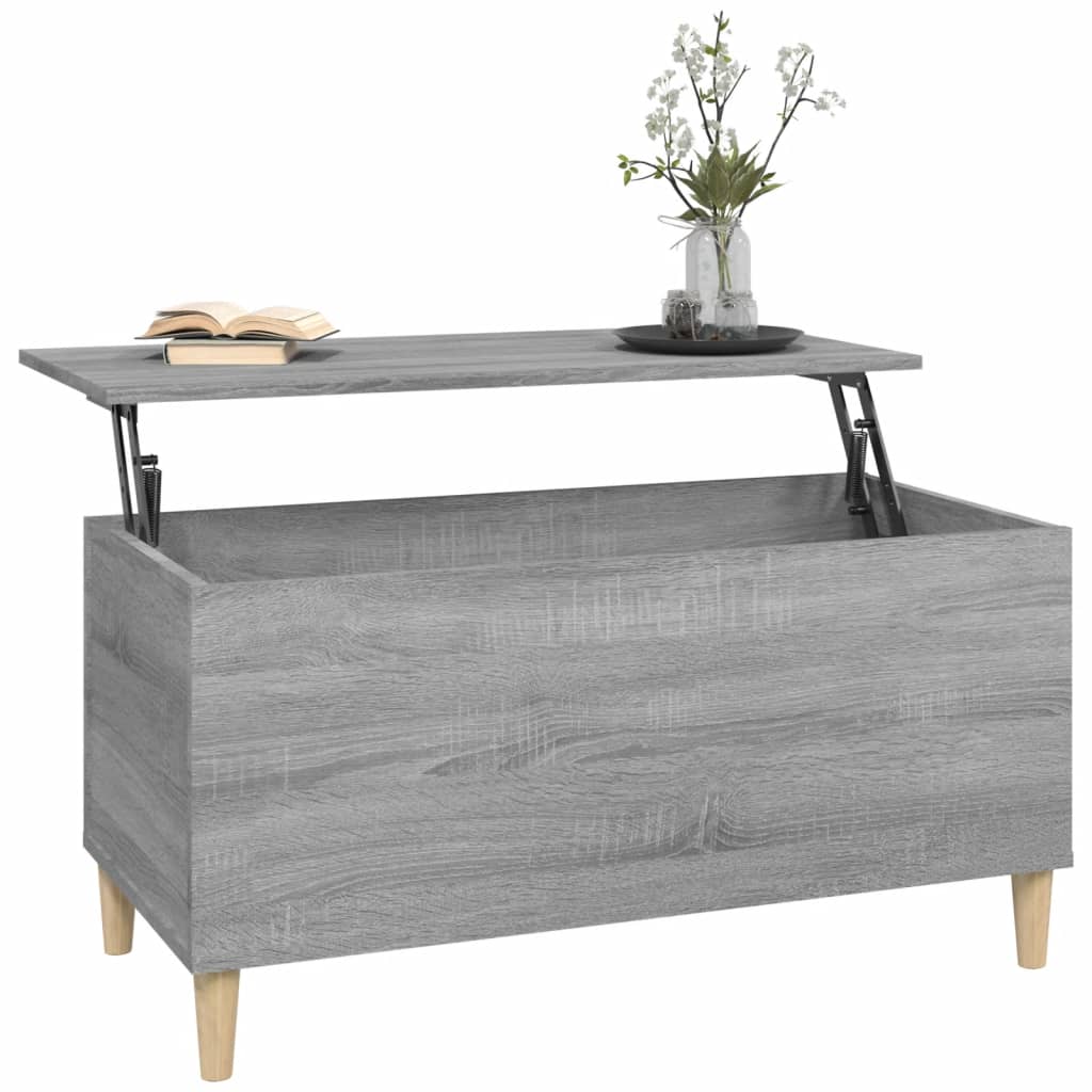 Salongbord Sofabord Sonoma Grå 90x44,5x45 cm