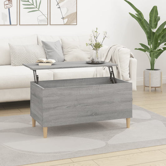 Salongbord Sofabord Sonoma Grå 90x44,5x45 cm