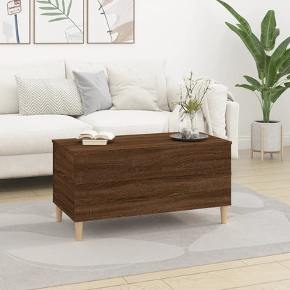 Salongbord Sofabord Brun Eik 90x44,5x45 cm