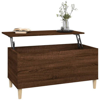 Salongbord Sofabord Brun Eik 90x44,5x45 cm