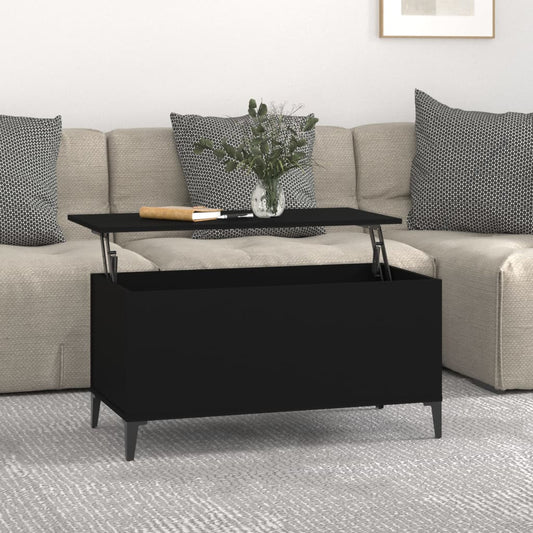 Salongbord Sofabord Svart 90x44,5x45 cm
