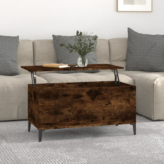 Salongbord Sofabord Røkt Eik 90x44,5x45 cm