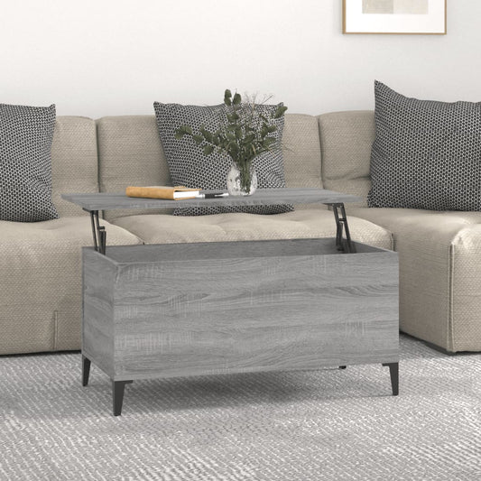Salongbord Sofabord Sonoma Grå 90x44,5x45 cm