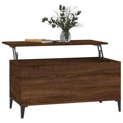 Salongbord Sofabord Brun Eik 90x44,5x45 cm