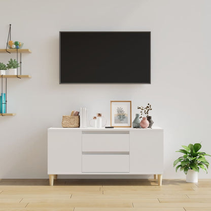 TV-Møbel Hvit TV-benk 102x44,5x50 cm