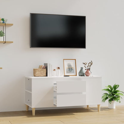 TV-Møbel Hvit TV-benk 102x44,5x50 cm