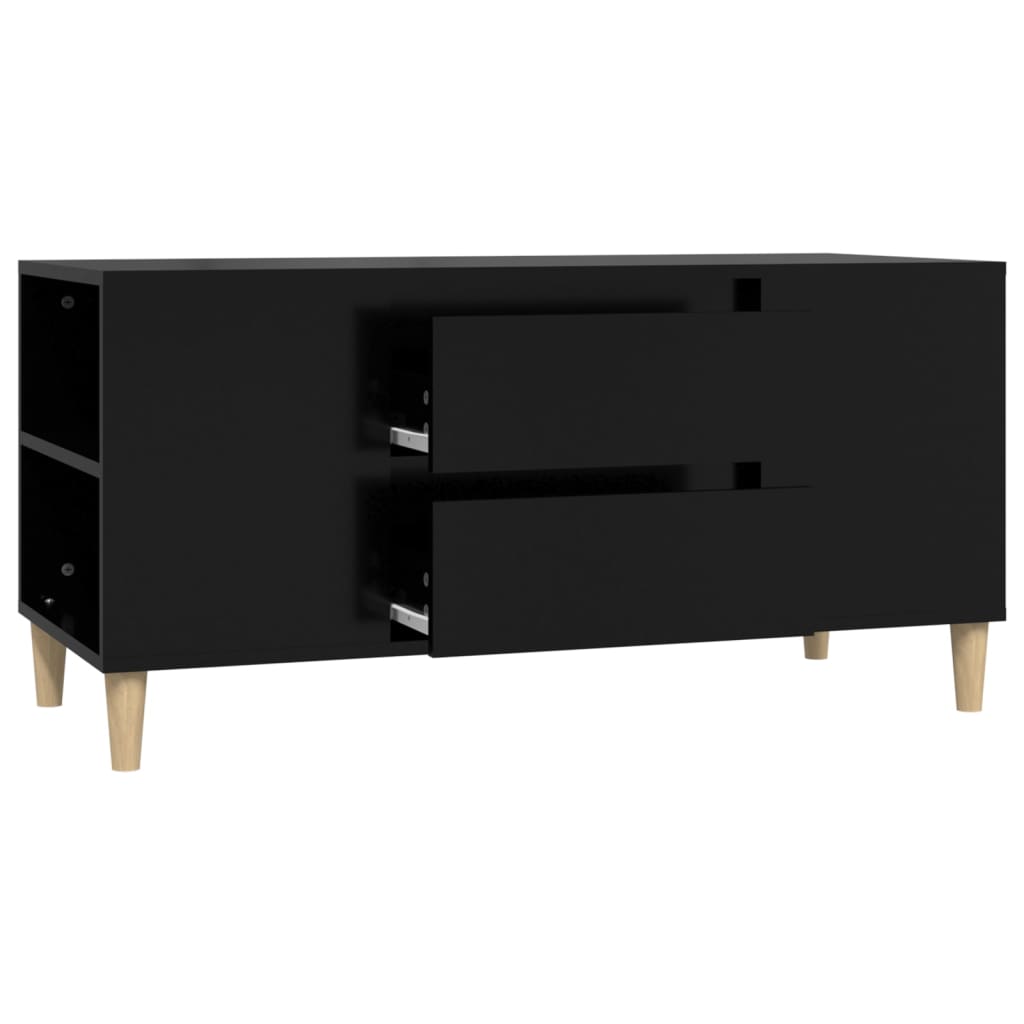 TV-Møbel Svart TV-benk 102x44,5x50 cm