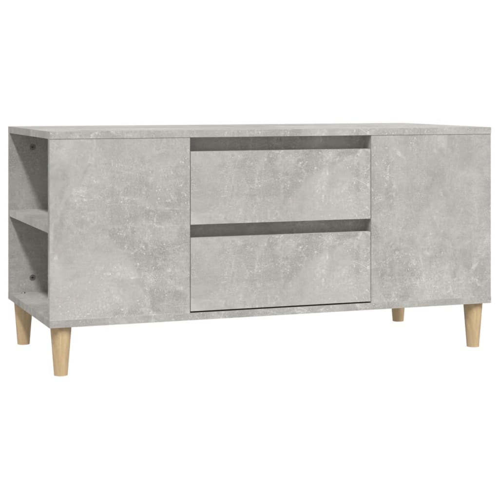 TV-Møbel Betonggrå TV-benk 102x44,5x50 cm
