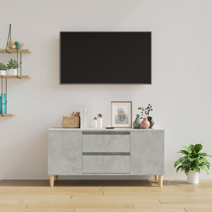 TV-Møbel Betonggrå TV-benk 102x44,5x50 cm