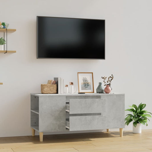 TV-Møbel Betonggrå TV-benk 102x44,5x50 cm