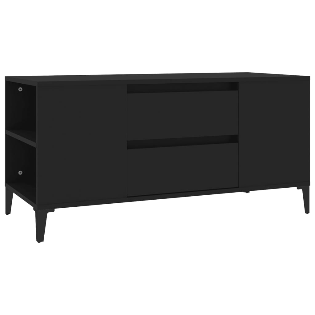TV-Møbel Svart TV-benk 102x44,5x50 cm