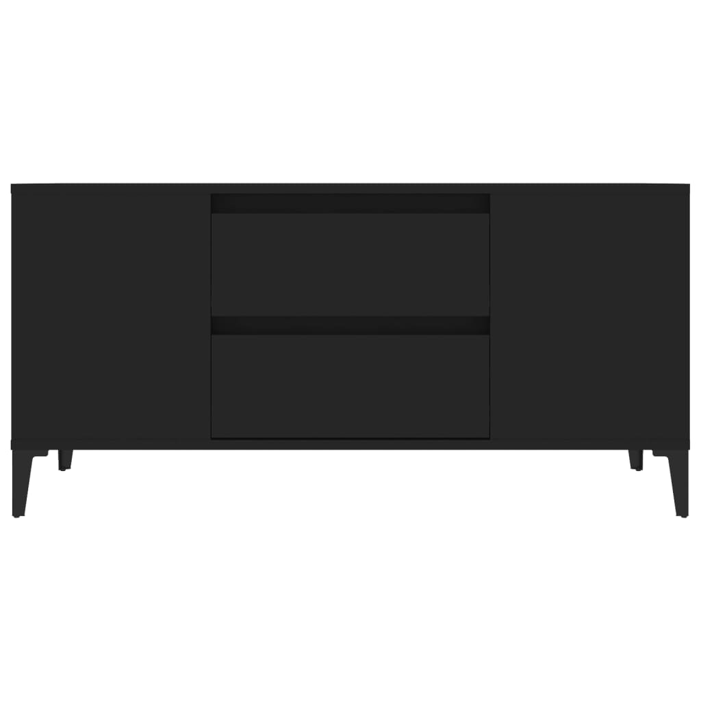 TV-Møbel Svart TV-benk 102x44,5x50 cm