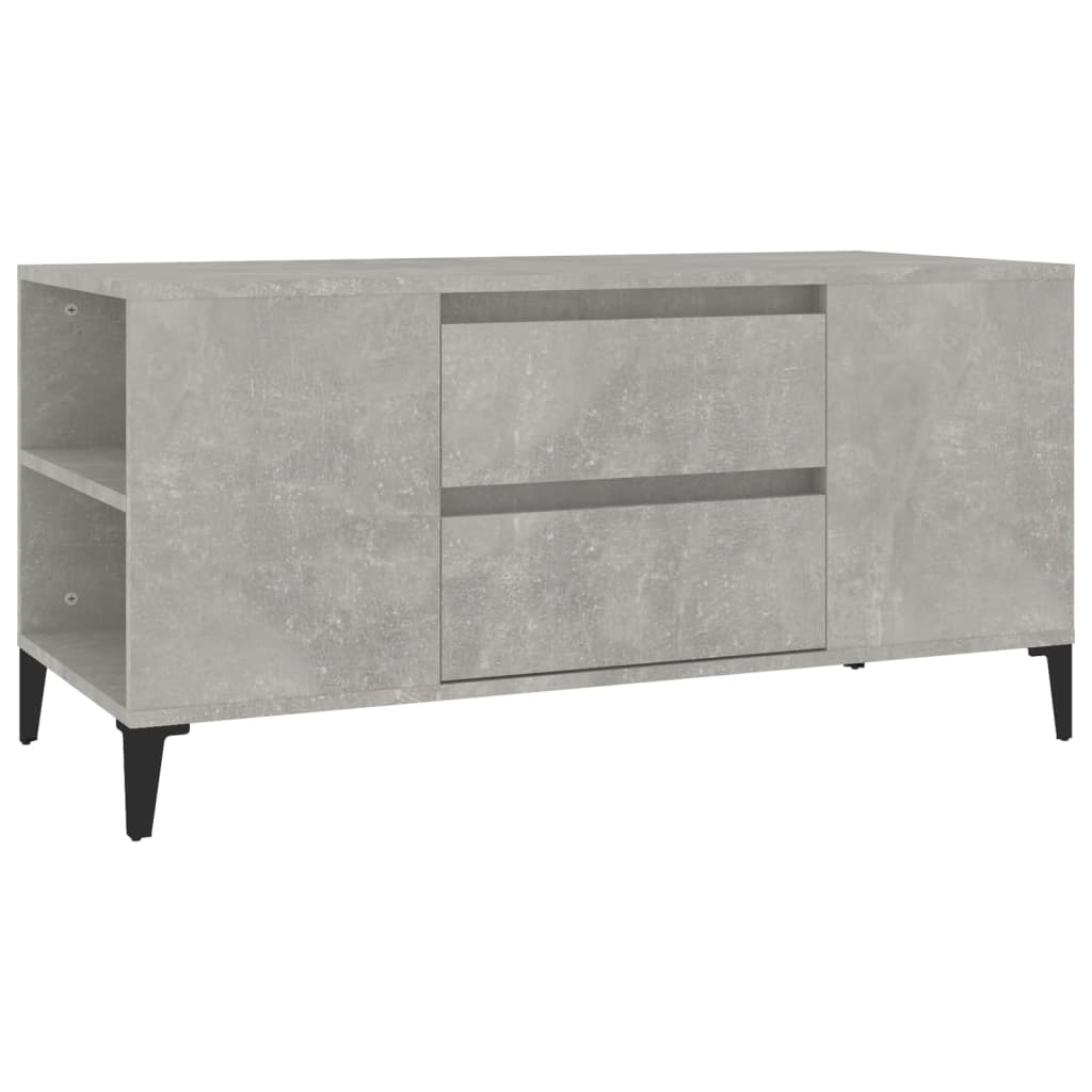 TV-Møbel Betonggrå TV-benk 102x44,5x50 cm