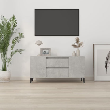 TV-Møbel Betonggrå TV-benk 102x44,5x50 cm