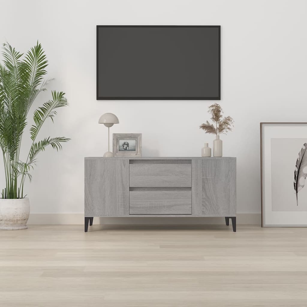 TV-Møbel Sonoma Grå TV-benk 102x44,5x50 cm
