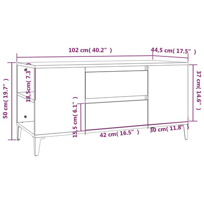 TV-Møbel Brun Eik TV-benk 102x44,5x50 cm