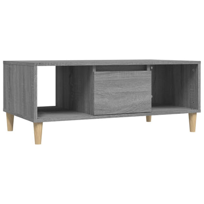 Salongbord Sofabord Sonoma Grå 90x50x36,5 cm