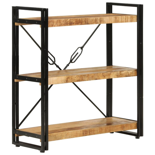 Bokhylle Tre 3 etasjer 77x30x80 cm heltre mango