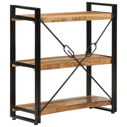 Bokhylle Tre 3 etasjer 77x30x80 cm heltre mango